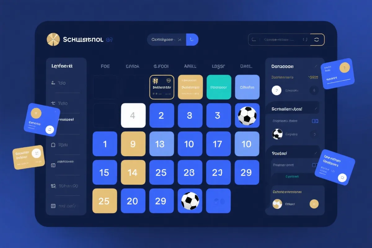 赛程工具界面示意图